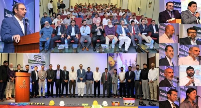 Speakers share digital transformation in HSE processes in an SSGC-organized conference of top companies