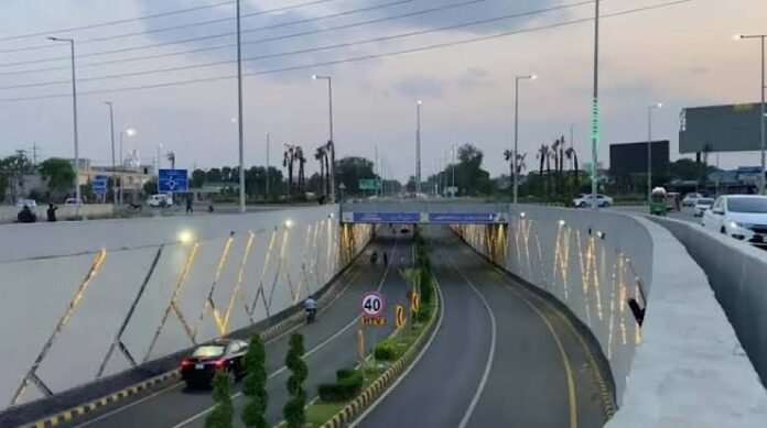 Nawaz Sharif Flyover opens to traffic ahead of official inauguration