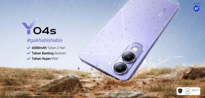 Vivo has officially launched the Y04s, its latest entry in the budget-friendly Y-series, offering a compelling mix of battery life, durability, and daily performance—all for under $100. Priced at approximately $85, the Vivo Y04s is currently available in Indonesia, with global availability yet to be confirmed. 🔹 Design and Display The device features a 6.74-inch HD+ IPS LCD with a refresh rate of 60–90Hz and 570 nits peak brightness, ensuring good visibility outdoors. The back sports a Crystalline Matte finish, which resists fingerprints and scratches. Designed for real-world use, the phone is IP64-rated for dust and splash resistance and carries MIL-STD-810H certification for basic shock protection. It measures 167.3 × 76.95 × 8.19 mm, weighs 202g, and is available in Crystal Purple and Jade Green. A side-mounted fingerprint sensor provides biometric security. 🔹 Performance and Software The Vivo Y04s runs on the Unisoc T612 chipset with 4GB LPDDR4X RAM and 64GB eMMC 5.1 storage, expandable via microSD up to 1TB. It also supports 4GB virtual RAM for better multitasking. The device ships with Funtouch OS 14 based on Android 14, offering a clean and functional experience for entry-level users. Connectivity options include dual 4G SIMs, Wi-Fi 5, Bluetooth 5.2, GPS, USB 2.0 with OTG, and FM radio. 🔹 Camera Setup On the back, the Y04s houses a 13MP main sensor and a QVGA lens for depth or auxiliary support. A 5MP front camera handles selfies and video calls. Both cameras support 1080p video recording at 30fps. 🔹 Massive Battery A standout feature is the 6,000 mAh battery, designed to last up to two days on a single charge. It supports 15W FlashCharge, allowing full charging in 2–3 hours. With its durable build, decent performance, and massive battery, the Vivo Y04s is positioned as an ideal budget 4G smartphone for everyday use.