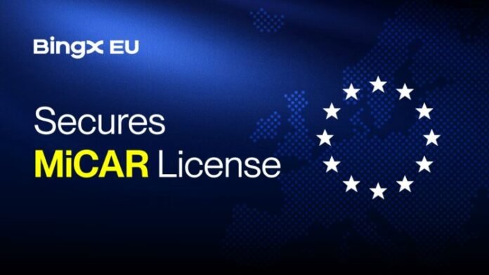 BingX EU MiCAR license announcement